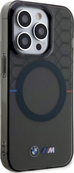 Actual product image BMW BMHMP13LHGPK iPhone 13 Pro / 13 6.1" szary/grey Pattern MagSafe (Apple iPhone 13 Pro)