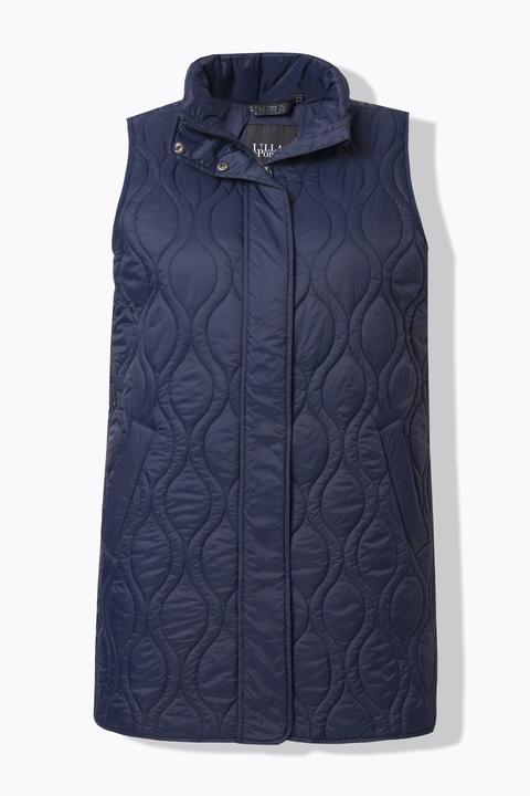 Actual product image Ulla Popken HYPRAR Ogee Quilted Vest (62)