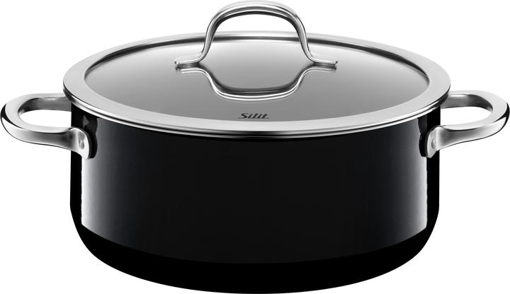 Immagine prodotto Silit m.D.24cm Passion Black (24 cm, Pirofila + casseruola)