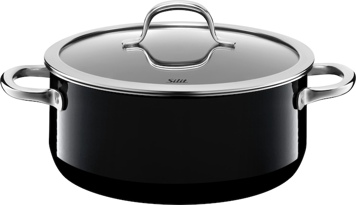 Actual product image Silit m.D.24cm Passion Black (24 cm, Casserole + Stewpot)