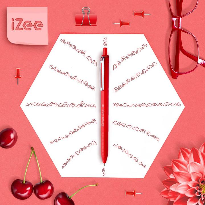 Immagine prodotto Pentel IZEE - Penna a sfera (Rosso, 1x)
