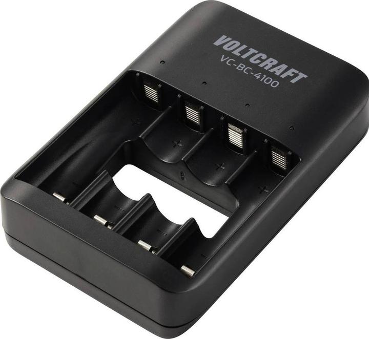 Produktbild Voltcraft VC-BC-4100 Rundzellen-Ladegerät NiMH, NiZn, LiIon Mignon (AA), Micro ( (AA, AAA)