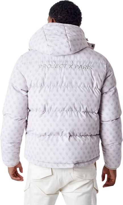 Actual product image Project X Paris hooded padded jacket with all-over monogram (XL)