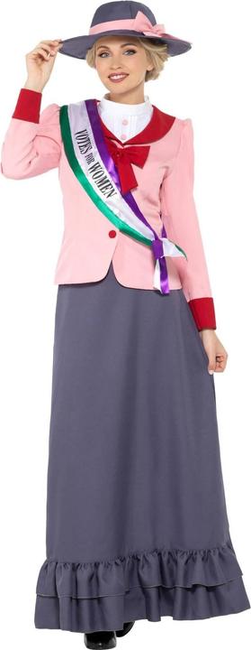 Actual product image Smiffys Womens/Ladies Deluxe Victorian Suffragette Costume Set (S)
