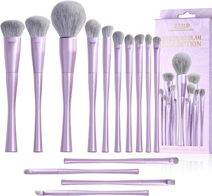 Actual product image Jessup Professional 14-Piece Vegan Makeup Brush Set for Foundation (Set)