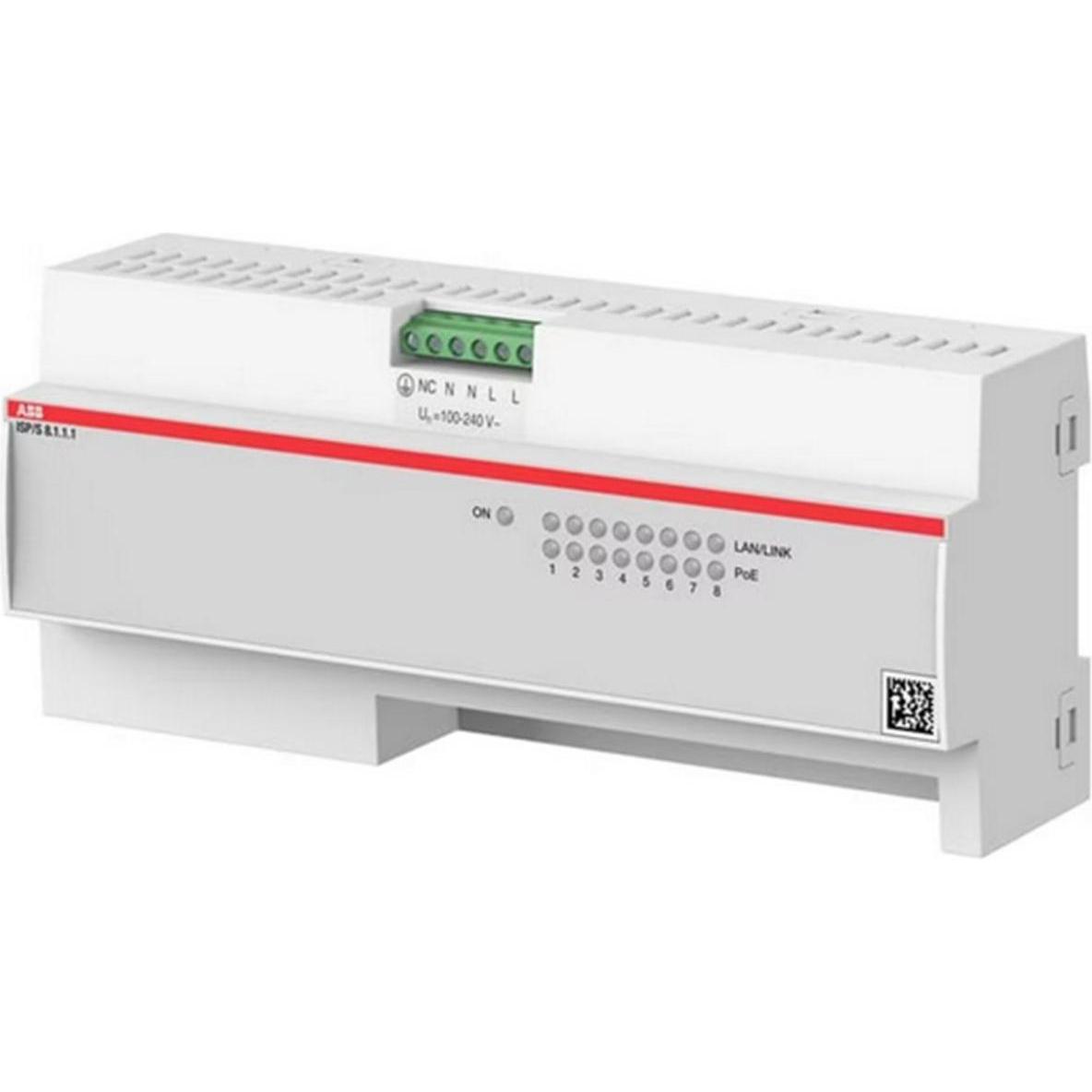 ABB Switch Rail PoE ISP/S8.1.1 8 porte (8 porte), Switch di rete