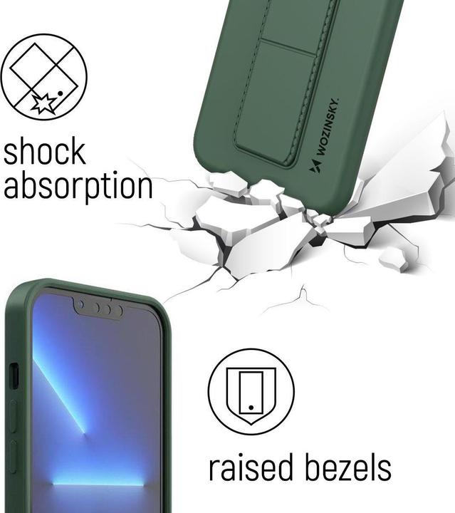 Produktbild Wozinsky Kickstand Case Silicone Stand Cover for Samsung Galaxy A72 4G Light Blue (Samsung Galaxy A72)