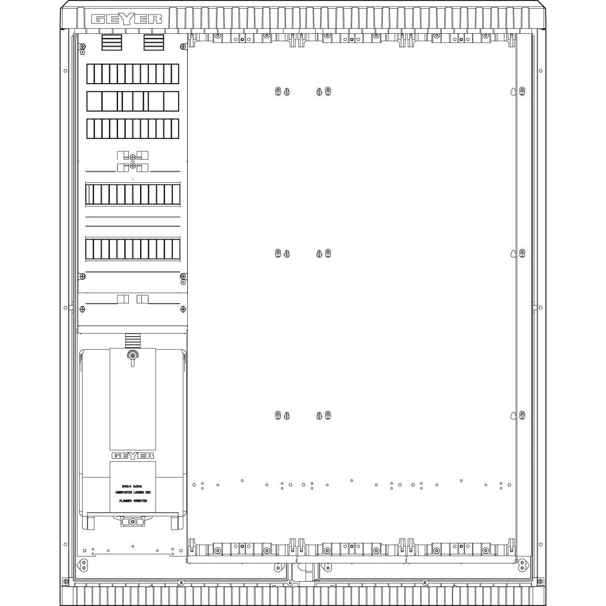 ABN, Verteilerschrank Zubehör, SZ132AL0502