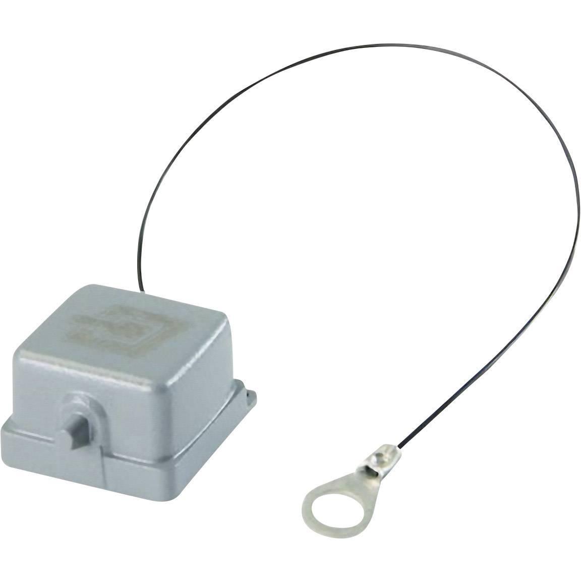 Telegärtner Cappuccio di protezione STX V5 per flange variante 5 H80030A0006 alluminio H80030A0006 1 pz., Cavo + Spina elettrica, Grigio