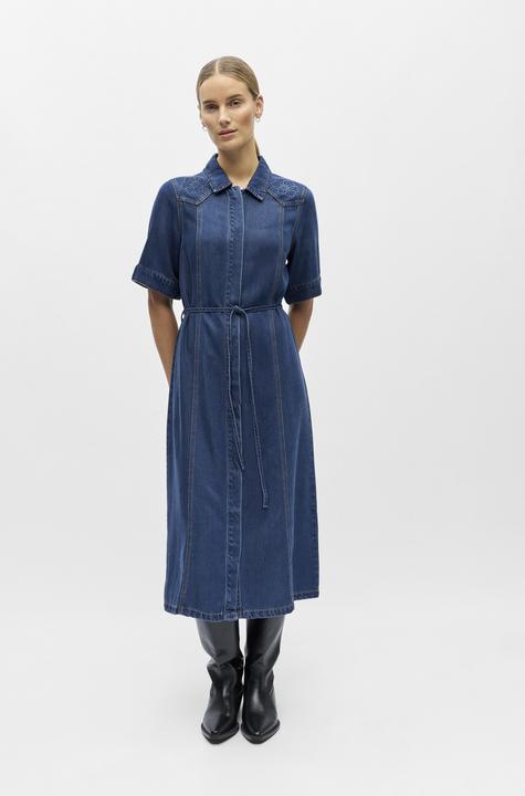 Image du produit Object Besticktes Jeanskleid (36)