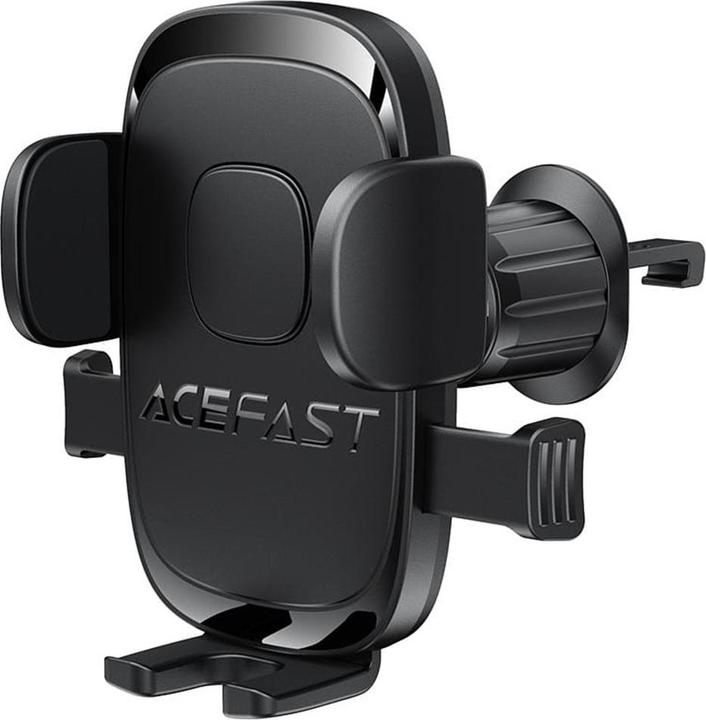 Actual product image Acefast - Car Holder (D56) - for Air Vent, 4.7" - 6.9" Phones, One-Key Lock, Silicone Grip - Black
