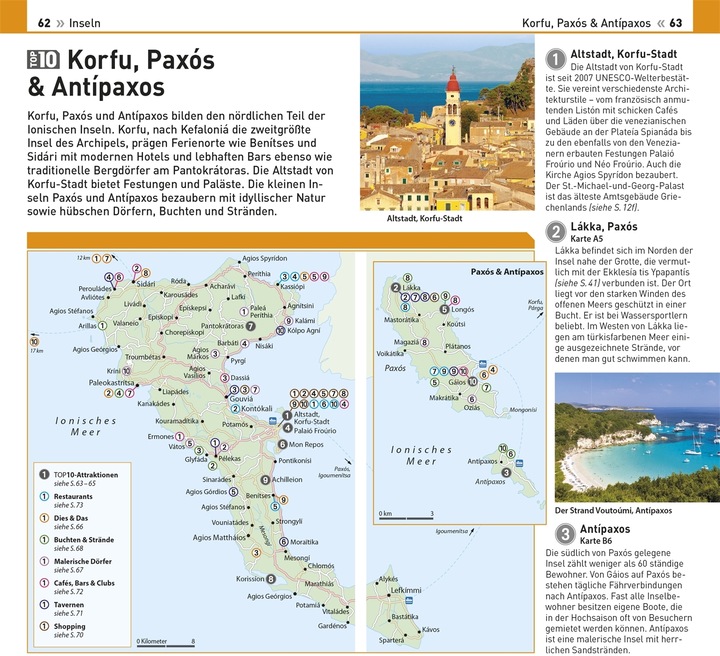 Produktbild TOP10 Reiseführer Korfu & Ionische Inseln (Deutsch, DK Verlag Reise, 2024)