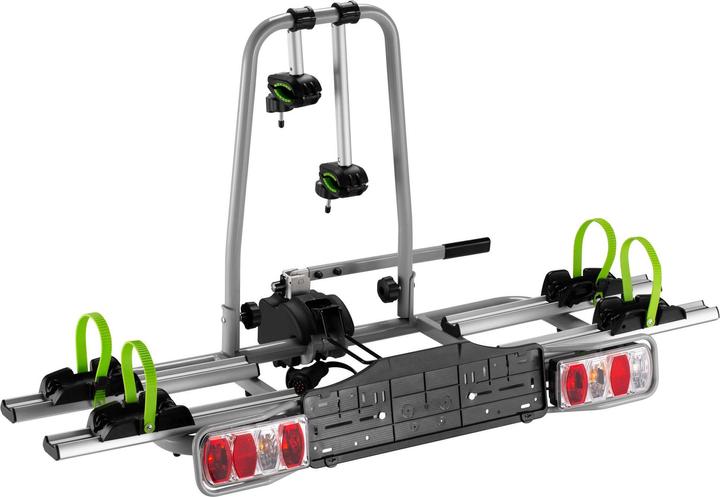 Wiltec Bicycle rear carrier Tailgate carrier up to 60kg Bicycle carrier lockable
