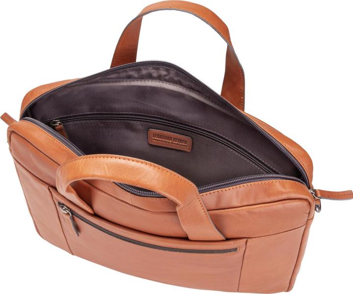 Produktbild Leonard Heyden Heyden Mannen Laptoptas / Werktas / Aktetas - Hamburg - Cognac - 15 inch (15")