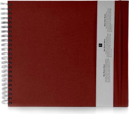 Productafbeelding Semikolon Fotoalbum Maxi Mucho 34,5 x 30 cm Bordeaux, zwarte pagina's (10 x 15 cm, 9 x 13 cm)