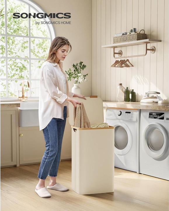 Immagine prodotto Songmics Cesto della biancheria (90 l)