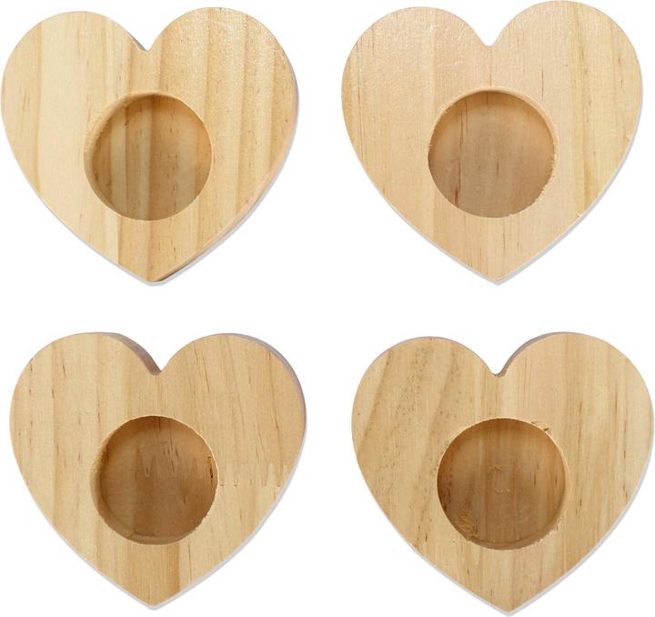 Papierdrachen Ostern Eierbecher - Herz - Set 3 (4 x)