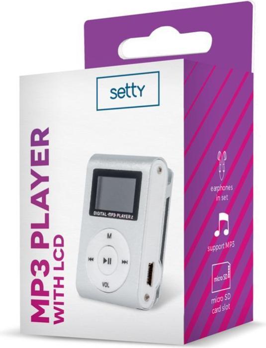 Produktbild Setty MP3 mit LCD + Kopfhörer silber (32 GB)