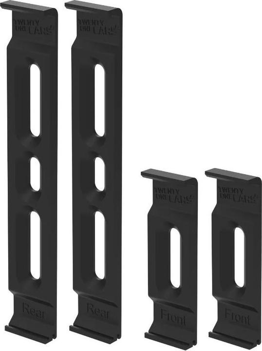 Produktbild 21CARS Klick Kennzeichenhalter Hochformat (Front + Heck, Hochformat)