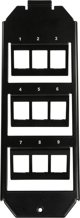 Productafbeelding LogiLink 3 x 3 Blank Keystone Patch Panel