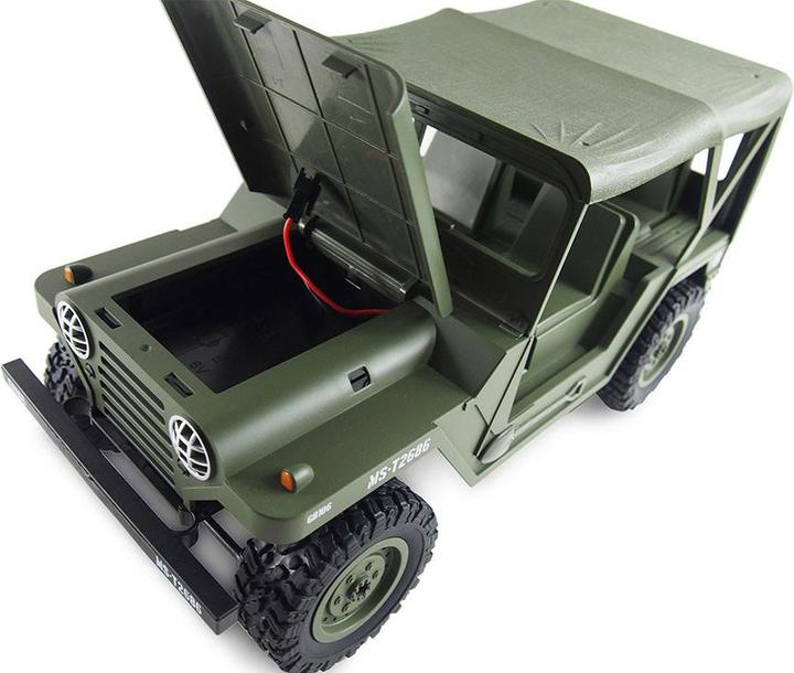 Image du produit Amewi RC AMX U.S. Military Geländewagen RTR 4WD 1:14 Military green (RTR Prêt à fonctionner)