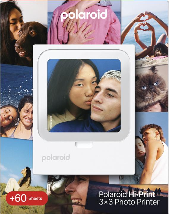 Produktbild Polaroid Hi Print 3x3 Pocket Printer + 60 Sheets (Farbe)