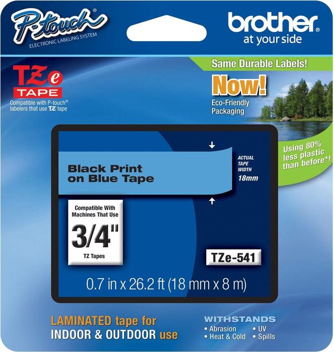 Produktbild Brother Tze-541 (1.80 cm, Blau)