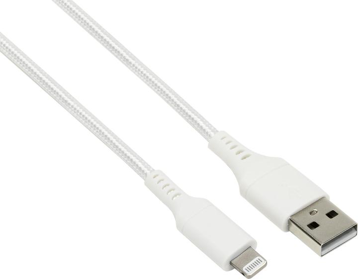 Speedlink USB-A to Lightning Cable, white (1 m, USB 3.0)