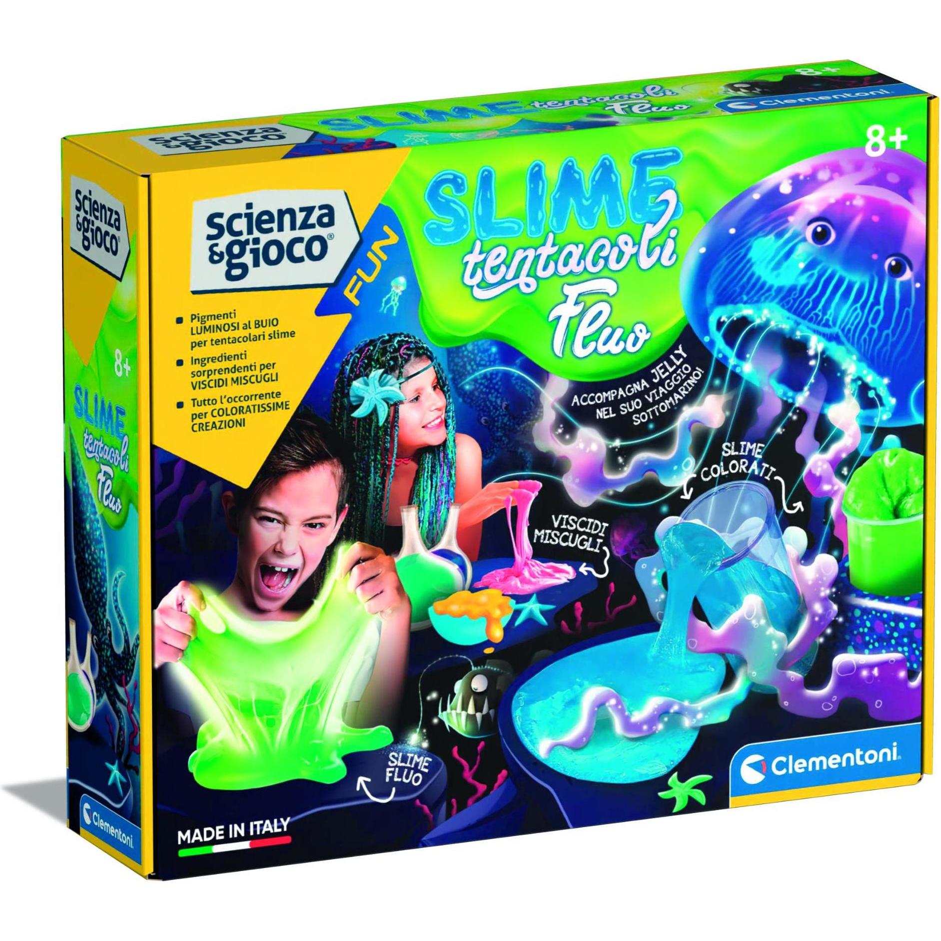 Clementoni Science & Game - Fluo Tentacles Slime