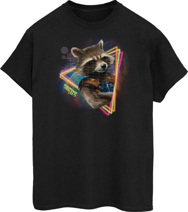 Immagine prodotto Guardians Of The Galaxy Neon Rocket Maglietta Ampia Donna (3XL)