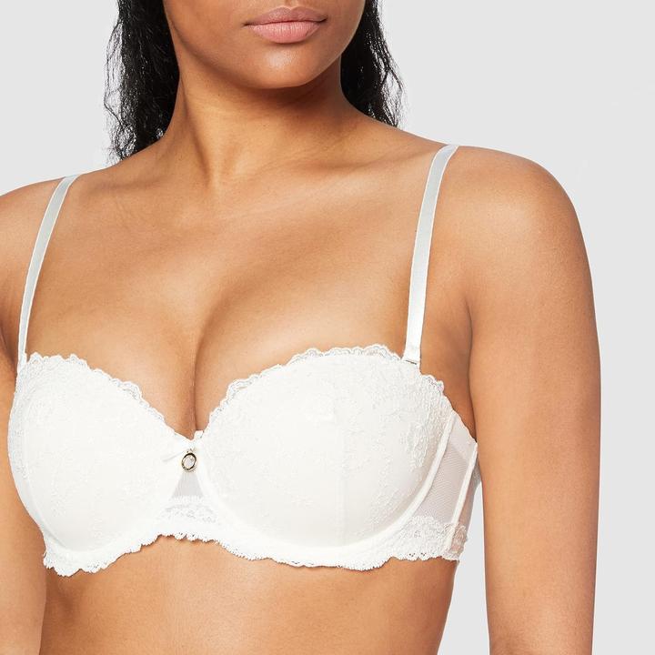 Actual product image Aubade Bandeau Bra with Preformed Cups and Adjustable Straps (65 E)