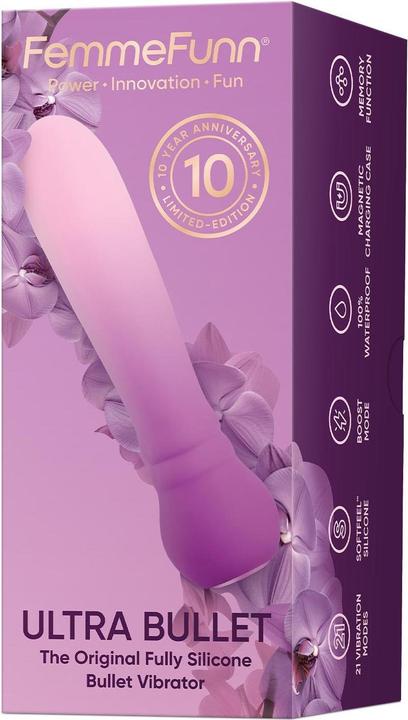Produktbild Femme Funn Ultra Bullet Vibrator - 20 Powerful Modes USB Rechargeable & Whisper Quiet Bullet Massage