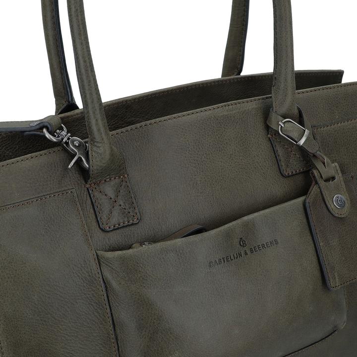 Produktbild Castelijn & Beerens & Beerens - Carisma Laptoptas 15,6 + tablet RFID | groen -