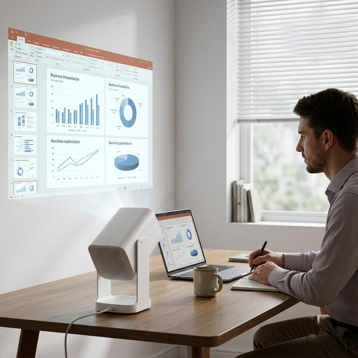 Immagine prodotto Wanbo Cube 1 - Alpine White (HD, 350 lm, 1.2:1)