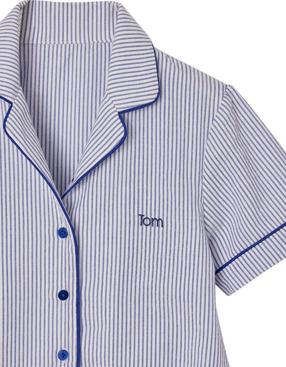 Produktbild Vertbaudet Gestreifter Jungen Sommer-Schlafanzug aus Popeline (116)