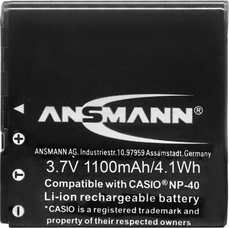 Image du produit Ansmann Batterie Casio NP-40 (Batterie de l'appareil photo)