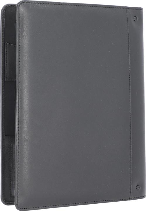 Image du produit Classeur à anneaux "CREMONA II", A4, cuir nappa, noir noir, mécanisme à 4 trous, avec... (A4, 1x)