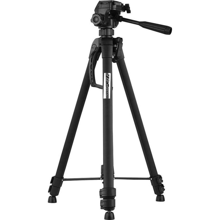 Nest Stativ + Kopf WT-3560 H167 cm (Metall), Stativ, Schwarz
