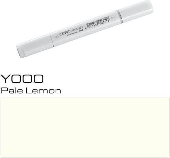 Image du produit Copic Sketch type Y - 000 (Y000 - Pale Lemon, 1 x)