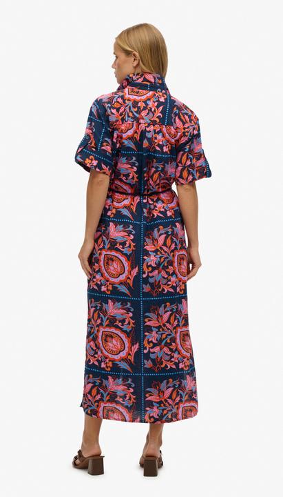 Image du produit Superdry Robe-chemise longue en lin (L)