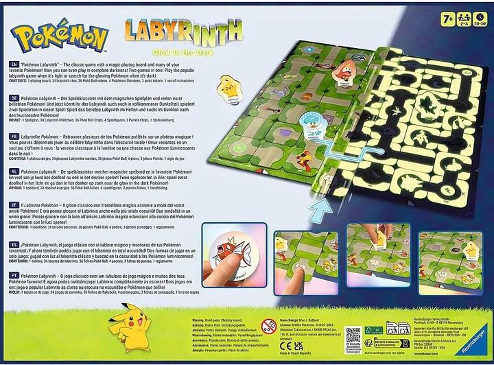 Image du produit Ravensburger Pokémon Labyrinthe phosphorescent (Multilingue, 2 - 4 Joueur)