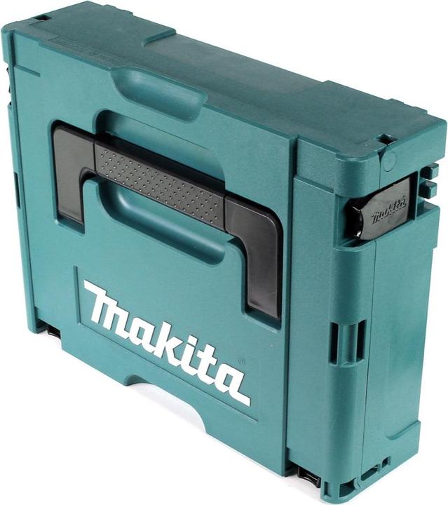 Actual product image Makita MAKPAC 1 system case + box insert with coloured boxes P-83652 + foam lid insert
