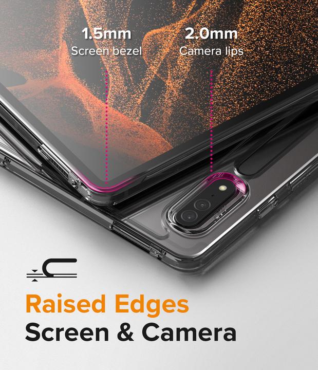 Produktbild Ringke Case for Galaxy Tab S8 Ultra FUSION* CLEAR (Samsung Galaxy Tab S8 Ultra)