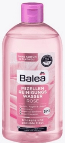 Actual product image dm Balea Micellar Cleansing Water (Micelle water, 400 ml)