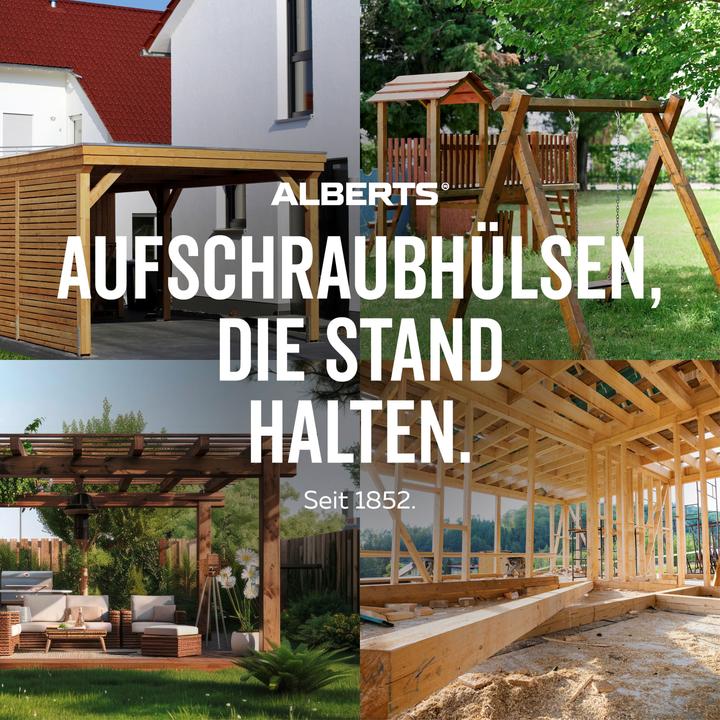 Actual product image Alberts Screw-on sleeve,fvz,zA,121x121 bundle set 8x217679