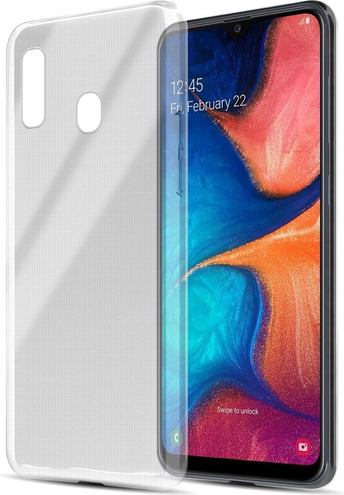 Productafbeelding Cadorabo TPU Ultra Slanke AIR Cover (Samsung Galaxy M10, TCL A30, Samsung Galaxy A20)