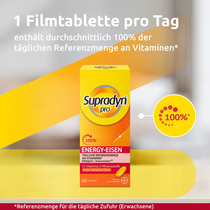 Immagine prodotto Supradyn pro Energia in ferro (1 Pezzo/i, Pillole, 198 g)