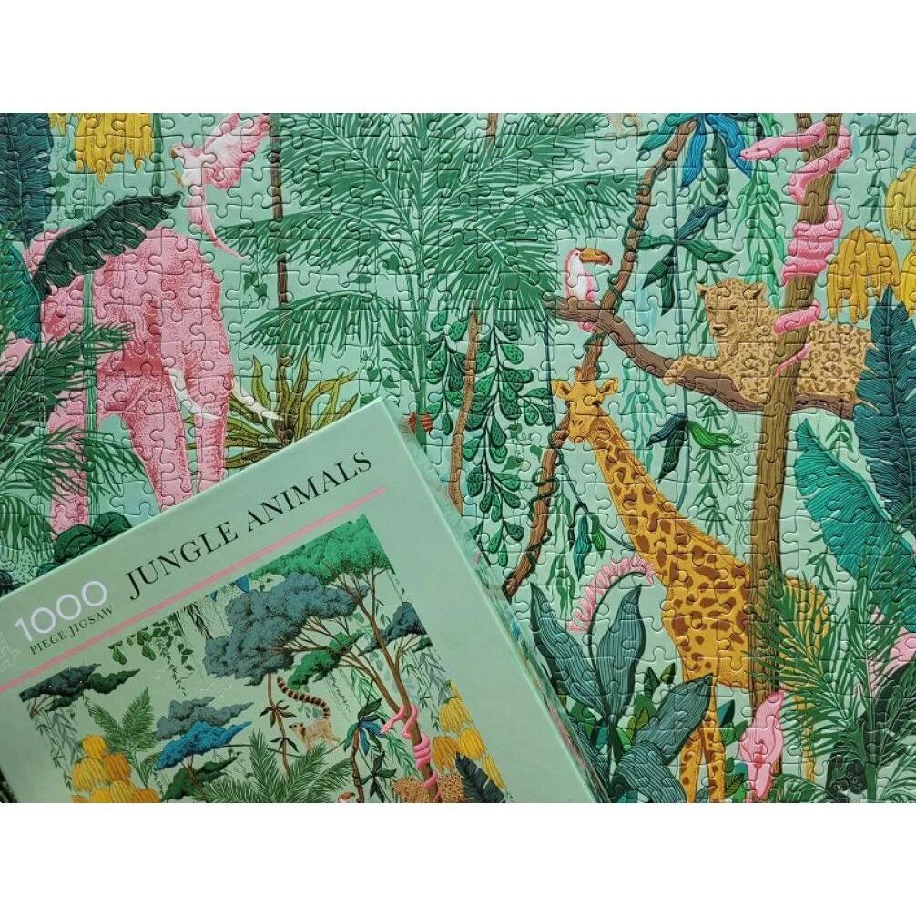 Thumbnail - Gibsons Puzzle Die Kunstkartei: Dschungel-Tiere 1000 Teile (1000 Teile)