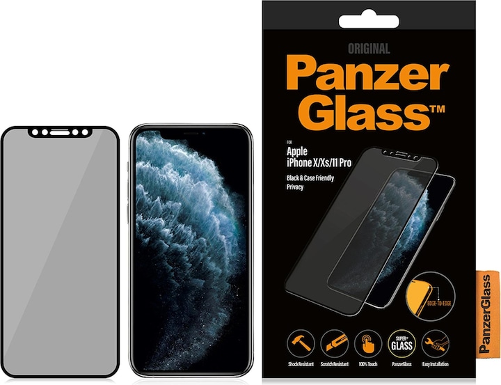Produktbild PanzerGlass Privacy Edge to Edge (1 Stück, Apple iPhone 11 Pro)