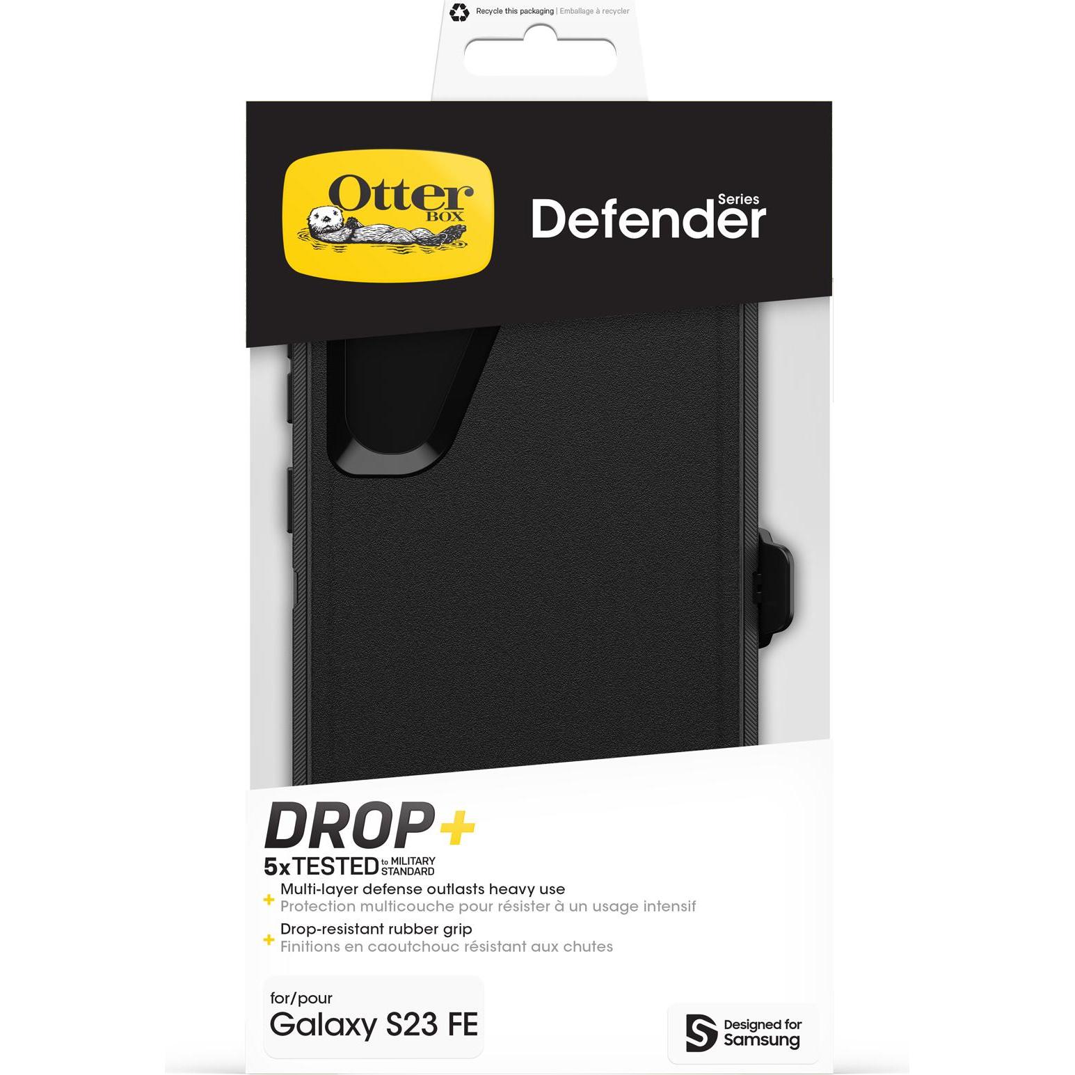 Thumbnail - OtterBox Defender (Samsung Galaxy S23 FE), Smartphone Hülle, Schwarz